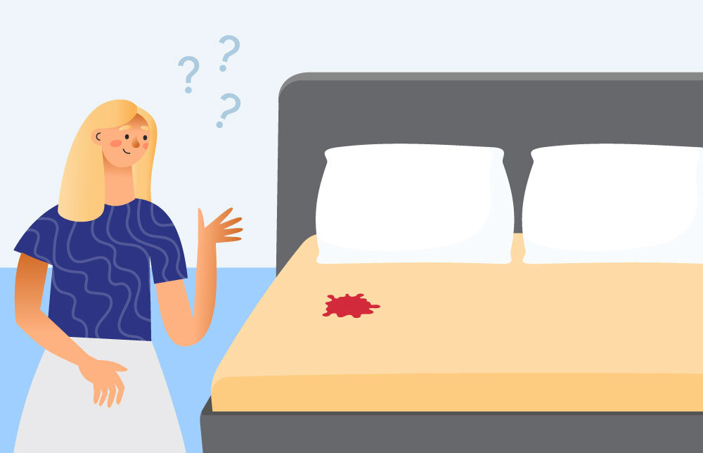 SO How To Remove A Blood Stain From A Mattress