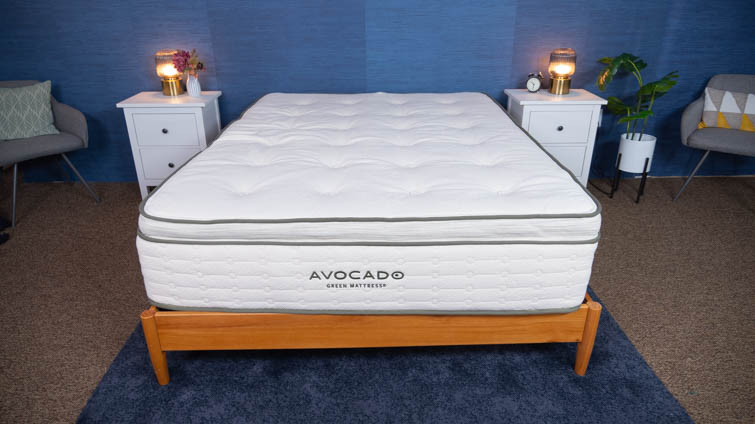 Avocado Green Hybrid Medium Firm Mattress 11