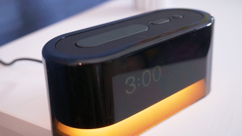 loftie smart alarm clock buttons