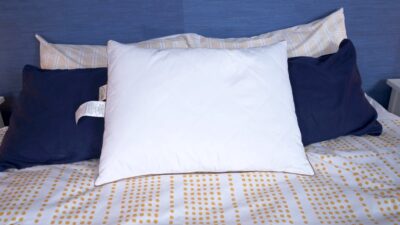 ComfyDown Bed Pillows for Sleeping Down and Feather Stuffing with  Egyptian-Quality Cotton Cover & Reviews