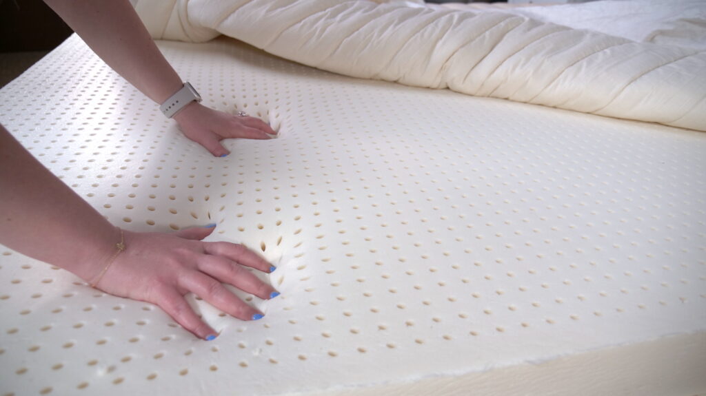 Latex foam is known for being durable.