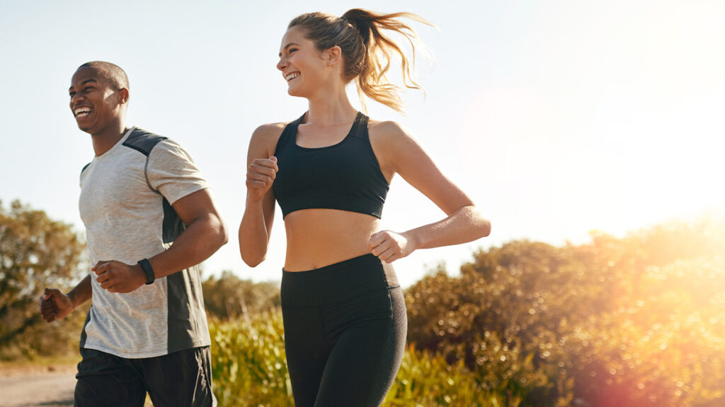 couple running