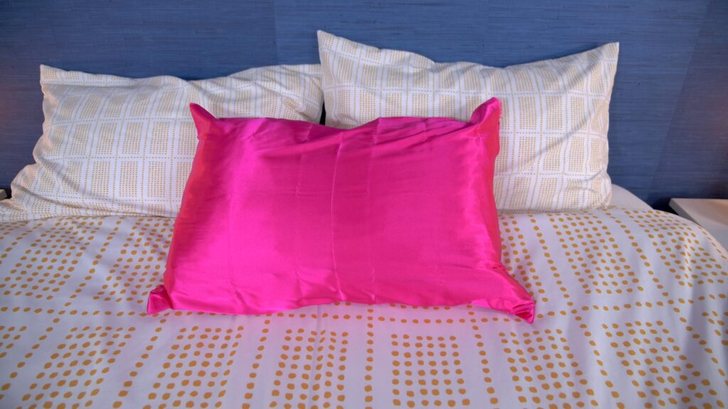 iconic barbie pink pillowcase