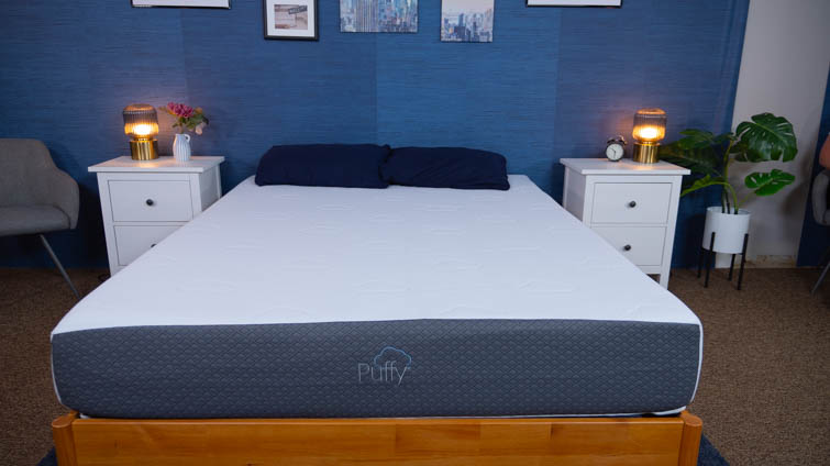 Puffy lux deals mattress for sale