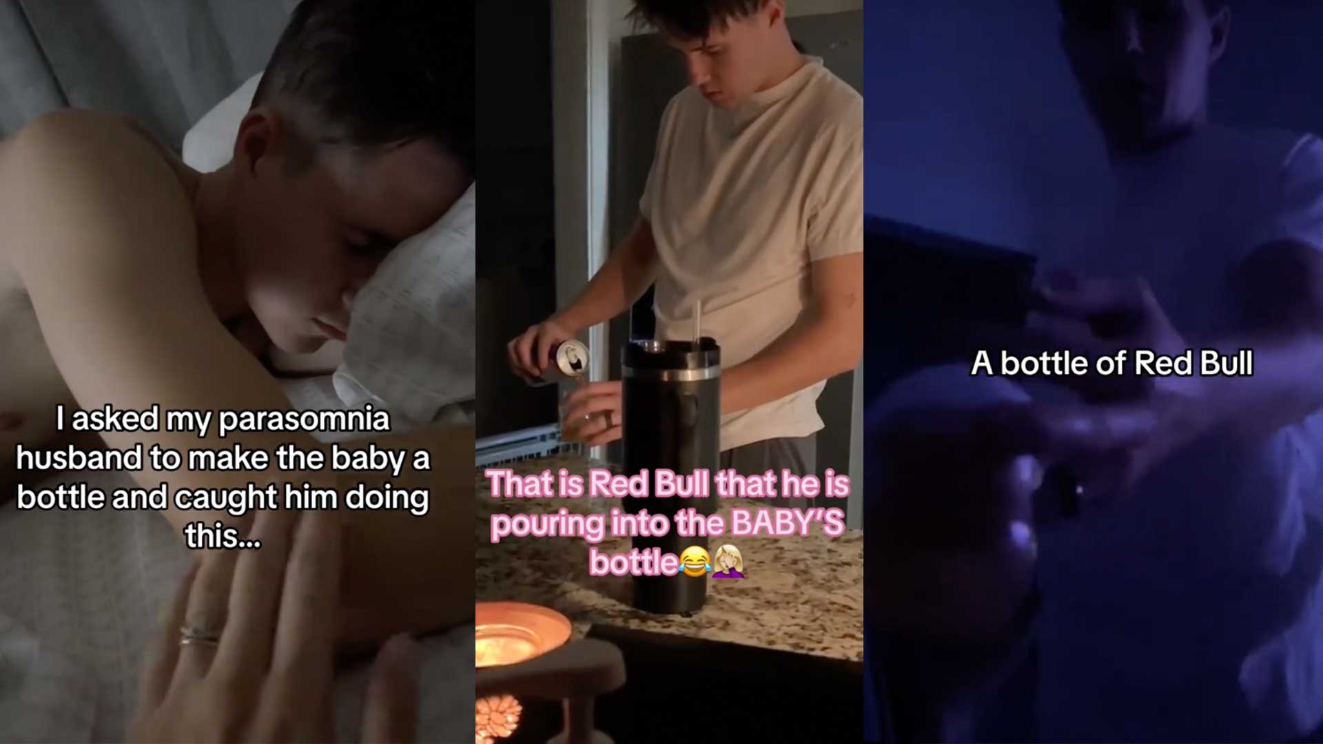 Here’s What Happens When a TikTok Dad With Parasomnia Feeds His Baby in the Middle of the Night