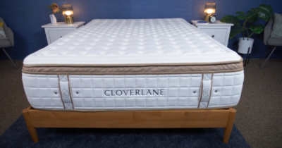 the cloverlane hybrid mattress in the sleepopolis studio