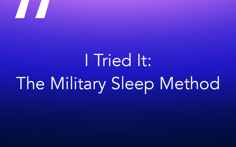 MilitarySleepMethodTextTileHeader