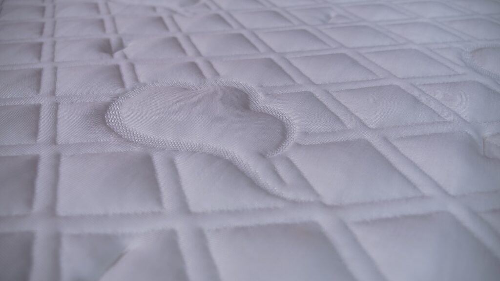 Cloud Cover on the Puffy Lux Hybrid Mattress