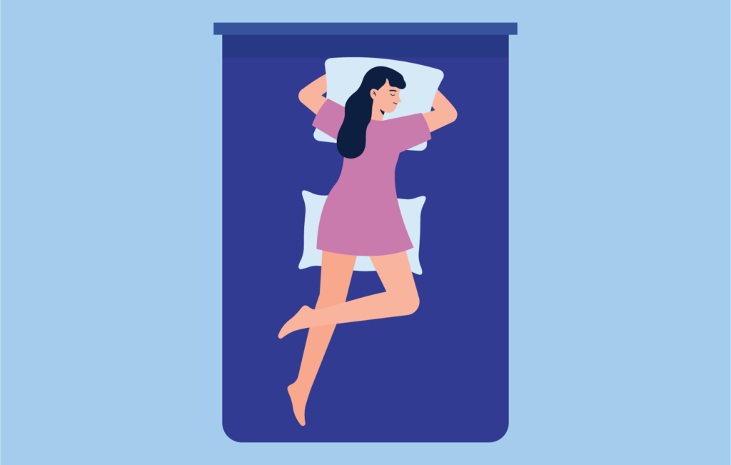 Hip Pain Illustrations Stomach Sleeper