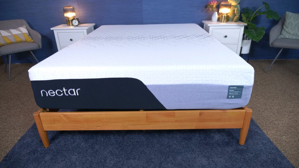 The Nectar Premier mattress in the Sleepopolis studio.