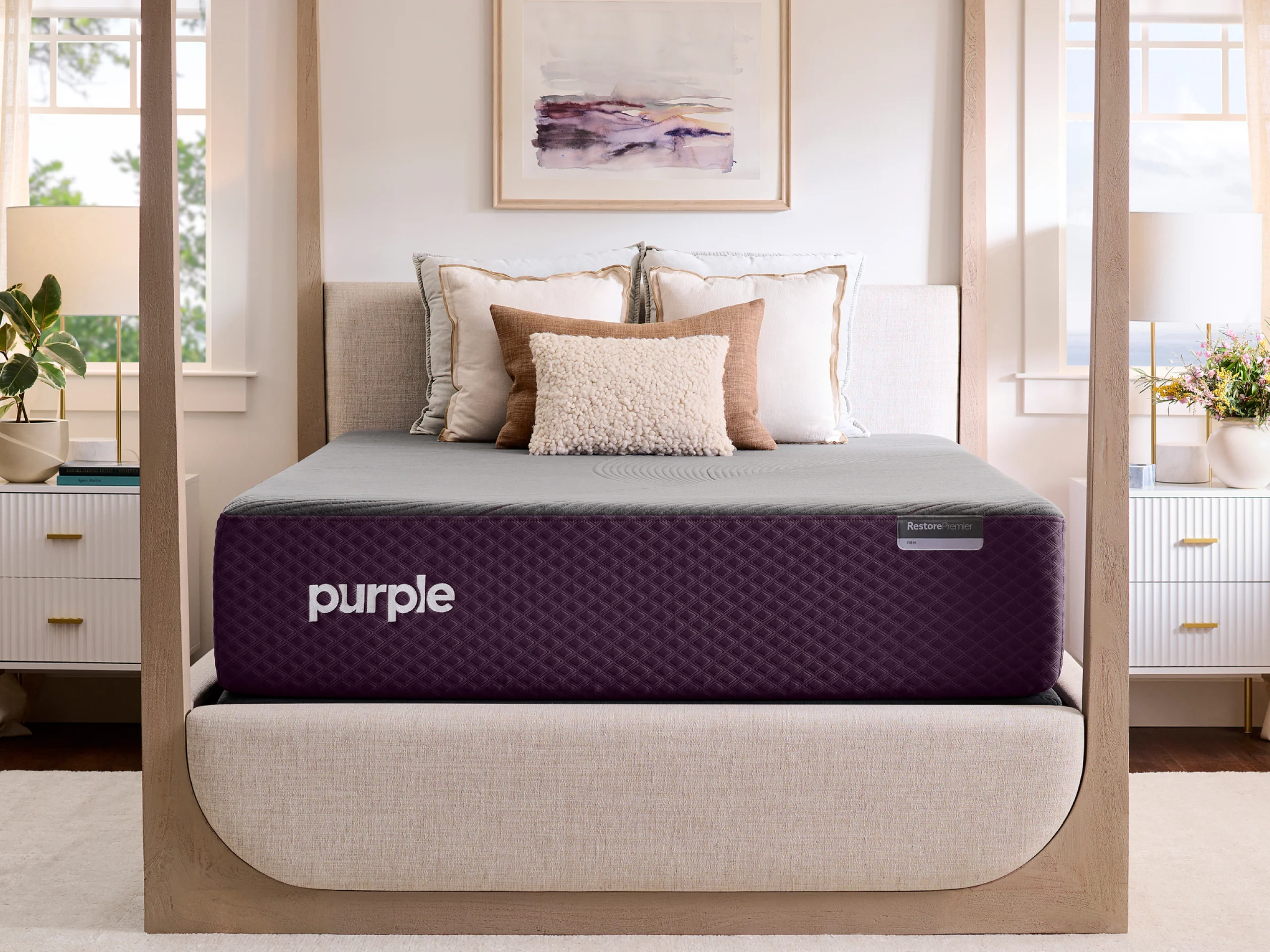 Purple Restore Premier Hybrid mattress image SO