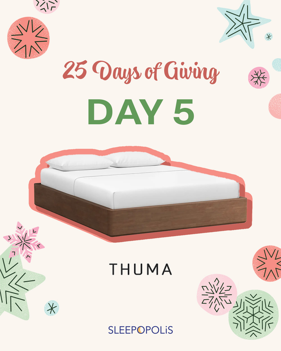 25 Days of Giving 2024 – Thuma Essential Bed Frame