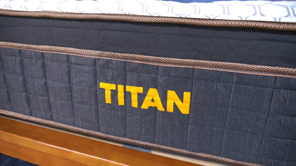 The Titan Plus Elite's front label.