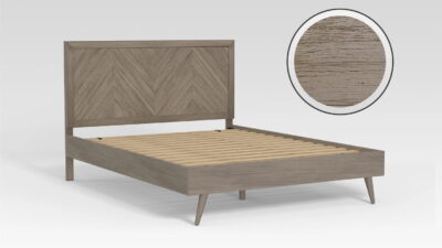 Bear Summit Platform Bed With Headboard