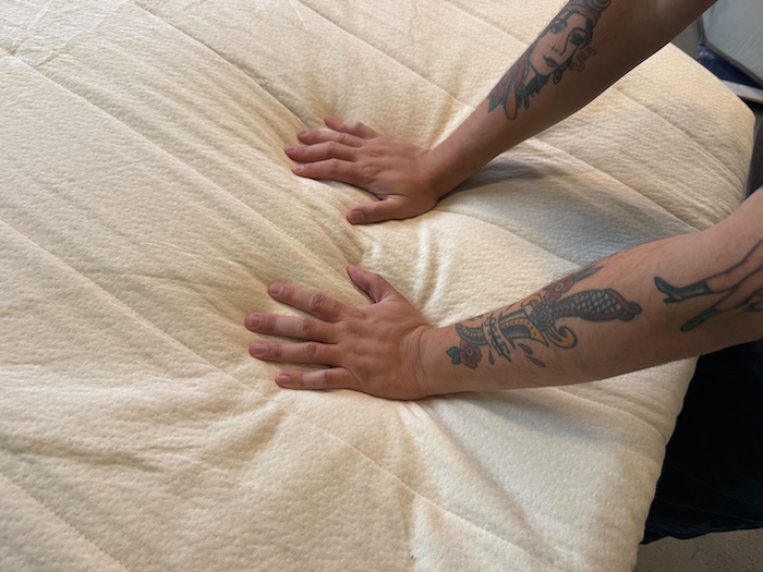 A close look at the Birch Plush Organic Mattress Topper