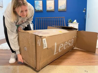 Leesa Natural Unboxing3