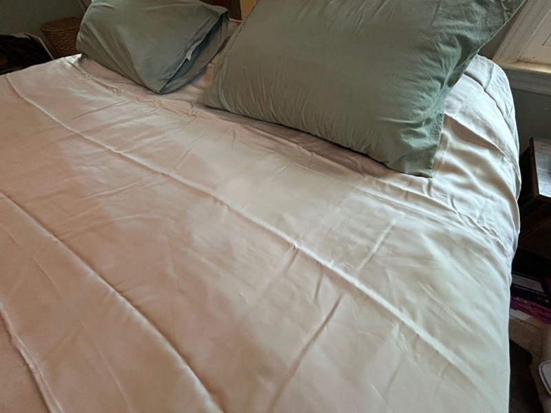 A Buffy Breeze Comforter on a bed
