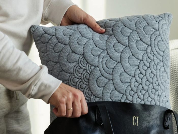 Brentwood Homes Crystal Cove Mini Charcoal Pillow