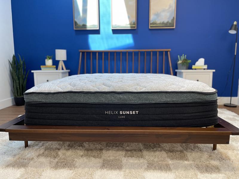 Front view of the Helix Sunset Luxe Mattress