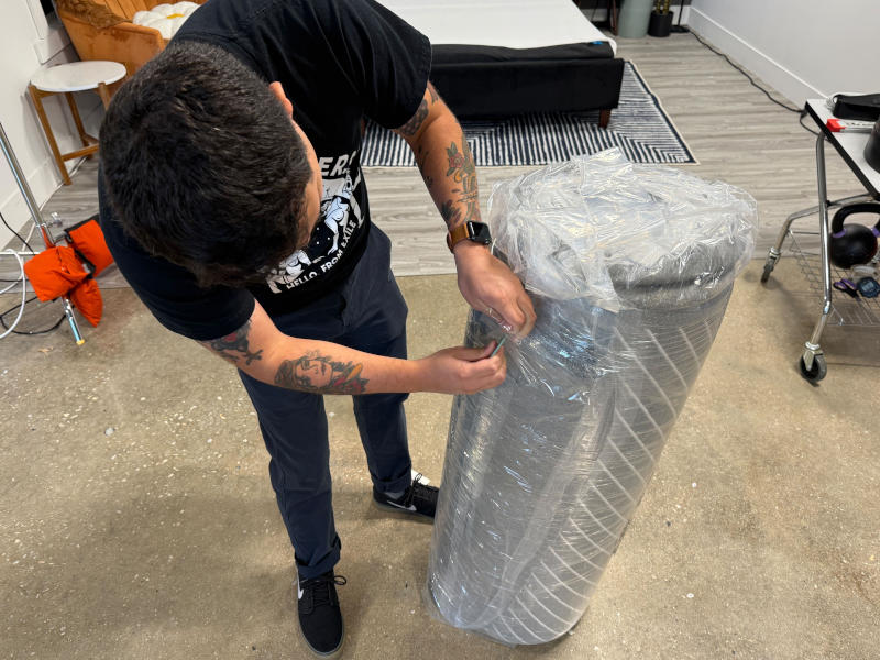 Unboxing the Lucid Memory Foam Mattress