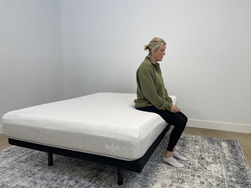 Seated edge-support test on the Nolah Original AF Mattress